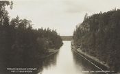 Utsikt fra Stensbroen mot «Tordivelen» i 1919 Foto: Carl Normann/Nasjonalbiblioteket