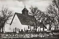 Kirka i 1920-åra. Foto: J.H. Küenholdt A/S