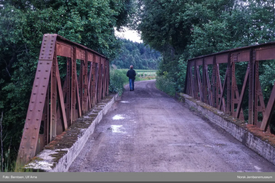 Freste bru mellom Tønsberg og Ramnes. Foto: Ulf Arne Berntsen/Norsk Jernbanemuseum (2000).