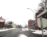 Fridtjof Nansens vei i Oslo, bydel Frogner, passerer området der Frøen-gårdene lå, og hvor Nansen ble født. Foto: Stig Rune Pedersen