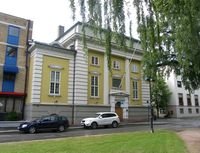 Gamle Kirkeplass 5: Frimurerlogen. Foto: Stig Rune Pedersen (2014)