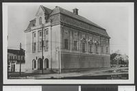 Frimurerlosjen i 1920, foto av Carl Normann.