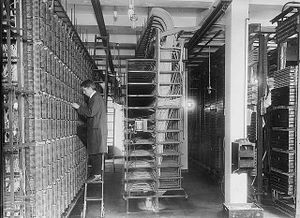 Frogner telefonsentral interiør Wilse 1922.jpg