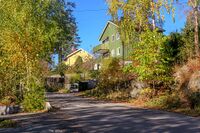 Villabebyggelse i Frøyas vei sørvest på Hellerasten. Foto: Leif-Harald Ruud