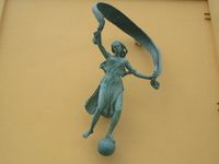 Fru Fortuna ved Europarådets plass i Oslo. Foto: Stig Rune Pedersen