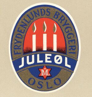 Frydenlunds bryggeri juleøl 1959.jpg