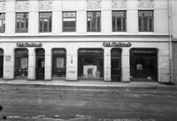 Hos Odd Gleditsch i Kongens gate ødela vannet varer for store verdier.