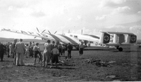 G 38 Hindenburg med hakekors. Foto: Lufthansa.