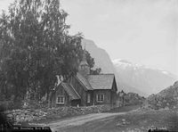 Gamle Kors kyrkje ved Flatmark