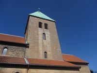 Nåværende tårn ved Gamle Aker kirke er fra 1861. Foto: Stig Rune Pedersen
