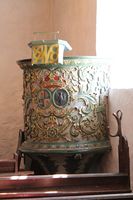 Prekestolen i Gamle Glemmen kirke. Foto: Chris Nyborg (2016)