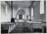 Illustrasjon henta frå boka Gamle norske kirker av Wladimir Moe, utgjeve av Dybwad (Kristiania, 1922)