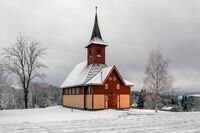 Dalen kirke (1905). Foto: Leif-Harald Ruud (2023).