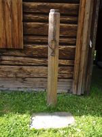 Gapestokk på Stiklestad nasjonale kultursenter. Foto: Siri Iversen (2011).