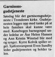 Harstad Tidende 12. desember 1987.