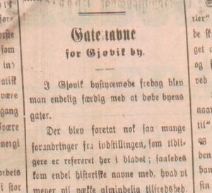 Gatenavn Gjøvik Samhold 1901 overskrift.jpg