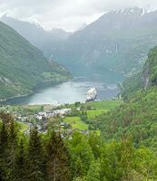 Geiranger i mai 2026. Foto: Lars Egil Sørsdal