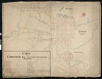 1649: Isaac van Geelkercks kart over byen med forsteder.