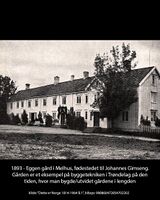 Eggen gård, ca 1900. Fødselssted for Johannes