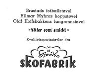 Annonse i Årbok for Gjøvik & Vestoppland Turistforening, 1950.