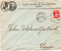 11. Gjøvik Støberi konvolutt 1909.jpg