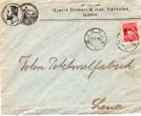 11. Gjøvik Støberi konvolutt 1909.jpg