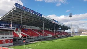 Gjemselund stadion, Kongsvinger hovedtribune 2022.jpg