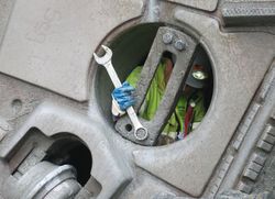 Gjennombruddet i den nye Ulrikstunnelen 29. august 2017. Førstemann gjennom? Foto: Nina Aldin Thune (2017).