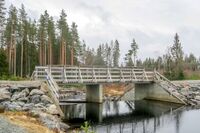 Gjermåa ved utløpet av Buvannet. Foto: Leif-Harald Ruud (2020)