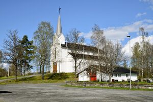 Gjerstad, Niels Henrik Abels Plass 1, Gjerstad kirke.jpg