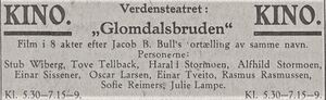 Glomdalsbruden film annonse 1926.jpg