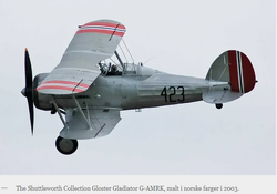 Gloster Gladiator.