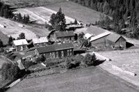 Gnr. 8-2 Ner-Drengsrud (Drengsrud vestre) Foto: Widerøe Flyveselskap (1951).