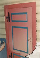 Innvendig dør. (Foto: Arne Thorkildsen)