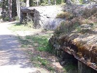 Dekningsrom ved Gråkollen batteri. Fotografert i 2018.