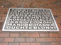 Minneplate, Grønland 9 i Oslo. Her ble første Frelsesarmémøte i Norge avholdt i 1888. Foto: Stig Rune Pedersen