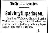 25. Gratulasjonsannonse i Mjølner 23. 10. 1899.jpg