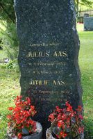 Julius og Otilie Aas på Sukkestad.