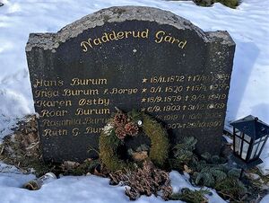 Gravminne Burum fra Nadderud gård på Haslum.jpg