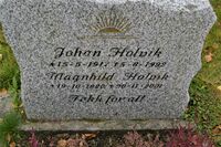 Fotograf Johan Holvik og kona Magnhild.