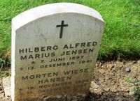 Morten Wiese Hansen er gravlagt på Greenwich Cemetery i London. Foto: Stig Rune Pedersen (2019)