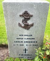 Søren Sørensen er gravlagt på Troqueer Cemetery i Dumfries. Foto: Stig Rune Pedersen (2025)