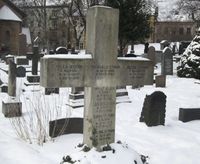 Thorvald Strøm er gravlagt på Gamle Aker kirkegård. Foto: Stig Rune Pedersen