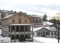 Grefsen Folkesanatorium åpna i 1858, og ga støtet til utbygging av området. Foto: Stig Rune Pedersen (2012)