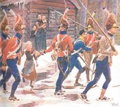 Grenader- og skipatrulje våren 1808.