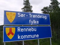 Rennebu var en av kommunene som tilhørte Sør-Trøndelag. Foto: Rolf-Arne Evensen (2012).