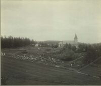 Den opprinnelige kirken på Gressvik, oppført i 1884.