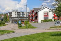 Noe av den nyeste bebyggelsen på Greverud sett fra Harriet Backers vei. Foto: Leif-Harald Ruud