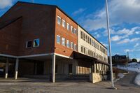 Greverud skole, bygg B: Grana. Foto: Jonas Tisell (2023).