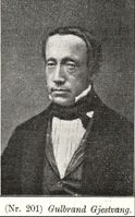 Svigersønnen Gulbrand Gjestvang (1799-1875).
